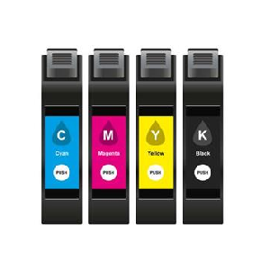Cartouches Toshiba Tec BC400P, Pack 4 cartouches YMCK -[BC400-PACK-4-COULEURS]-