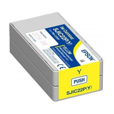 Cartouches Epson Tm-C3500 Jaune Sjic22p(Y), Jaune -[C33S020604]-
