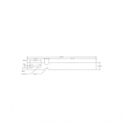 Zebra 8000T Extra Tuff 180 Tag, Bracelets Polypropylène Blanc Mat, 25 x 229 mm -[3006305]-