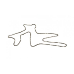 Chaînette métal 72 cm pour badge ou porte badge (lot de 100) -[1422004]-