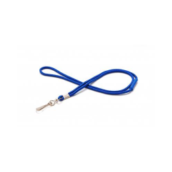 Tour de cou sécurisé rond 4 mm avec mousqueton métal