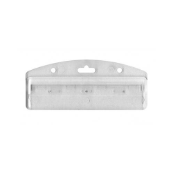 Demi-porte-badge pour cartes à piste magnétique - IDS77 (lot de 100) -[1451010]-