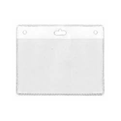 Porte-badge - badge 105 x 70 mm - perforation ronde/oblongue - IDS 31.1 (lot de 100) -[1453021]-