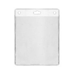 Porte-badge pour badge 86 x 101 mm - Perforation oblongue - IDS 31.2 (lot de 100) -[1453081]-