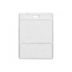 Porte-badge avec poche pour étiquette - IDS39 (lot de 100) -[1453200]-
