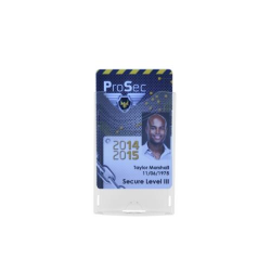 Porte-badge transparent (recto/verso) IDX 120 - vertical (lot de 100) -[1454252]-