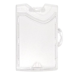Porte-badge rigide 2 en 1 - horizontal et vertical IDX (lot de 100) -[1454258]-
