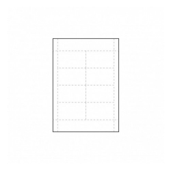 Inserts badges conférence pour IDC40 (lot de 100) -[1456120]-