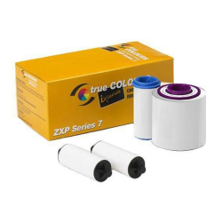 Zebra, Ruban monochrome Blanc, ZXP7 -[800077-709EM]-