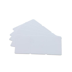 Evolis, cartes PVC Blanches Brillantes sécables en 3 -[C4521]-