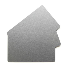 Evolis, cartes PVC Argentées (Silver), 0,76mm d'épaisseur -[C4701]-
