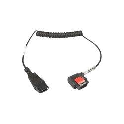 Zebra, Câble adaptateur pour casque, long WT6000 -[CBL-NGWT-AUQDLG-02]-