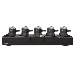 Zebra, Station de chargement avec 5 emplacements appareils et 5 emplacements batteries pour RS6000 -[CRD-NGRS-5S5BC-02]-