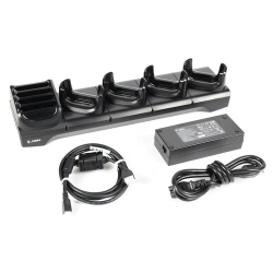 Zebra, Puit de charge, 4 emplacements TC5X avec alimentation -[CRD-TC51-5SC4B-01]-