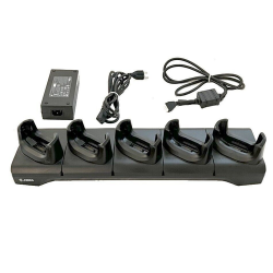 Zebra, Puit de charge, 5 emplacements TC5X avec alimentation -[CRD-TC51-5SCHG-01]-