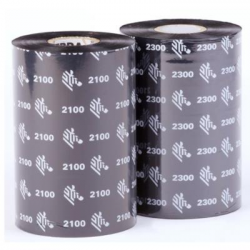 Zebra Ruban 2300 Cire Standard Imprimantes De Bureau, 74m Pour Imprimantes De Bureau, 84mm -[02300GS08407]-