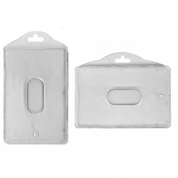 Porte-badge avec séparation pour 2 cartes - IDS79