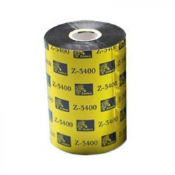 Zebra Ruban 3400 Cire-Résine Haute Performance Imprimantes Industrielles, 174mm -[03400BK17445]-