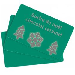 pack consommables edikio spécial fêtes cartes vertes et ruban argent